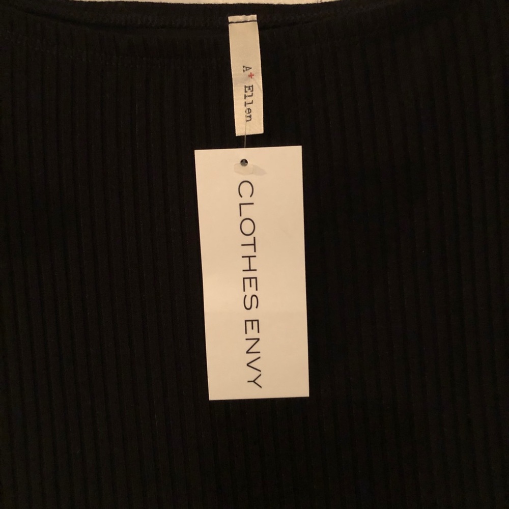 New A+ Ellen off the shoulder ribbed knit dress - Picture 3 of 3